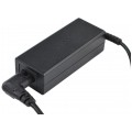 Kabel zasilający OMYp do sprzętu Audio i RTV z wtyczką kątową IEC320 C7 (ósemka) 2,5A czarny 1m