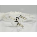 Kabel zasilający OWY do komputera z wtyczką IEC320 C13 10A biały 5m