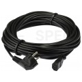 Kabel zasilający OWY do komputera z wtyczką IEC320 C13 10A czarny 15m