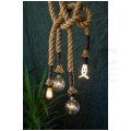 Kabel zasilający ozdobny typu SZNUR KONOPNY 2x0,75mm2 do lampki Retro Vintage 2,5m