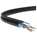 Kabel zewnętrzny z linką nośną FTPzn kat.5e F/UTP 4x2x0,5 Alantec