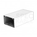 Kanał parapetowy dwuścienny PK 110x65 HF HD bezhalogenowy KOPOS do instalacji modułów 45x45mm Mediabox