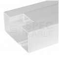 Kanał parapetowy Listwa modułowa BKK 100x50mm korytko z pokrywą NEKU do instalacji modułów 45x45mm Mediabox