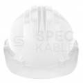 Kask ochronny budowlany atestowany, biały HDPE NEO 97-201