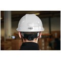 Kask ochronny przemysłowy z paskiem podbródkowym, biały NEO 97-221
