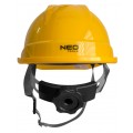 Kask ochronny przemysłowyz paskiem podbródkowym, żółty NEO 97-220
