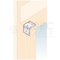 Kątownik ciesielski KMP1 łącznik montażowy z przetłoczeniem 40x40x40x1,5mm stalowy 50szt