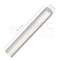 Klej termotopliwy do pistoletu na gorąco 50mm x 8mm wkład bezbarwny TOPEX 12szt