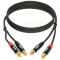 KLOTZ Kabel Audio 2x RCA Cinch (wtyk) / 2x RCA Cinch (wtyk) 0,6m