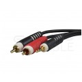 KLOTZ Kabel Audio AUX mini Jack 3,5mm Stereo (wtyk) / 2x RCA Cinch (wtyk) 1m