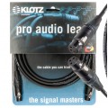 KLOTZ Kabel mikrofonowy adapter XLR 3-pin (gniazdo / gniazdo) na złączach Neutrik 1m