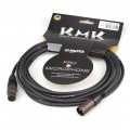 KLOTZ KMK Kabel mikrofonowy przedłużacz XLR (wtyk / gniazdo) 3m