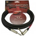 KLOTZ Pro Artist Kabel instrumentalny Audio Jack 6,3mm Mono (wtyk kątowy / wtyk) 6m