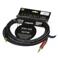 KLOTZ Titanium Kabel instrumentalny Audio Jack 6,3mm Mono (wtyk Silent Plug / wtyk) 4,5m