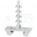 Kołek systemowy CMS 27mm do uchwytu kablowego CMS 15/30 bezhalogenowy szary F-TRONIC 100szt
