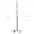 Kołek systemowy CMS 80mm do uchwytu kablowego CMS 15/30 bezhalogenowy szary F-TRONIC 100szt