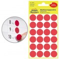 Kółka samoprzylepne do oznaczania czerwone śred. 18,0mm papierowe (96 etykiet na 4 arkuszach) AVERY Zweckform 3004