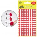 Kółka samoprzylepne do oznaczania czerwone śred. 8,0mm papierowe (416 etykiet na 4 arkuszach) AVERY Zweckform 3010