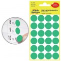 Kółka samoprzylepne do oznaczania zielone śred. 18,0mm papierowe (96 etykiet na 4 arkuszach) AVERY Zweckform 3006