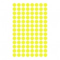 Kółka samoprzylepne do oznaczania żółte śred. 8,0mm papierowe (416 etykiet na 4 arkuszach) AVERY Zweckform 3013
