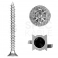 Kołki rozporowe FIX 8x40mm z wkrętem PZ 5x50mm z łbem stożkowym do betonu, cegły, gazobetonu KOLENER 200szt