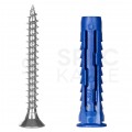 Kołki rozporowe uniwersalne 4ALL 5x25mm z wkrętem PZ 3,5x30mm z łbem stożkowym do wszystkich typów podłoża RAWLPLUG 50szt
