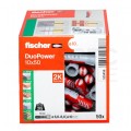 Kołki rozporowe uniwersalne DuoPower 10x50mm 2-składnikowe do wszystkich typów podłoża FISCHER 50szt