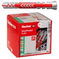 Kołki rozporowe uniwersalne DuoPower 8x65mm 2-składnikowe do wszystkich typów podłoża FISCHER 50szt