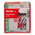 Kołki rozporowe uniwersalne DuoPower 8x65mm 2-składnikowe do wszystkich typów podłoża FISCHER 50szt