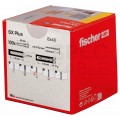 Kołki rozporowe uniwersalne SX Plus 8x40mm do wszystkich pełnych materiałów FISCHER 100szt