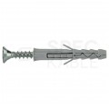 Kołki rozporowe wkręcane KRX 6x30mm z wkrętem PZ 3,5x40mm z łbem stożkowym do betonu, cegły ceramicznej i cegły silikatowej KLIMAS 200szt