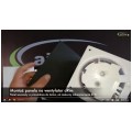 Komplet airRoxy Wentylator łazienkowy, domowy fi:100mm z higrostatem + timer dRim z panelem ABS biały połysk (01-064 + 01-183)