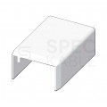 Końcówka listwy LHD 25x15mm biały KOPOS
