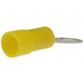 Końcówka oczkowa izolowana typ KOE DIN 6,0mm2 / M4 miedziana cynowana galwanicznie żółta ERKO 100szt.