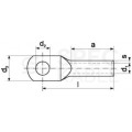 Końcówka oczkowa nieizolowana typ AR 95mm2 / M12 aluminiowa ERKO