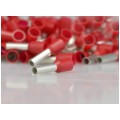 Końcówka tulejkowa izolowana typ HI / TE DIN 1,0mm2 / 10mm miedziana cynowana galwanicznie czerwona ERKO 100szt.
