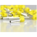 Końcówka tulejkowa izolowana typ HI / TE DIN 6,0mm2 / 10mm miedziana cynowana galwanicznie żółta ERKO 100szt.