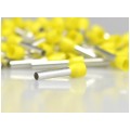Końcówka tulejkowa izolowana typ HI / TE DIN 6,0mm2 / 18mm miedziana cynowana galwanicznie żółta Elpromet 100szt.