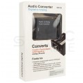 Konwerter Audio cyfrowo-analogowy RCA Cinch / TOSLINK -> 2x RCA Cinch aktywny (gniazdo DC 5V 2A) czarny