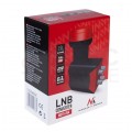 Konwerter satelitarny 60dB LNB Quad Premium Maclean MCTV-254