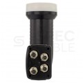Konwerter satelitarny 60dB Quad Black LTC