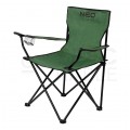 Krzesełko biwakowe, turystyczne składane wodoodporne zielone 79x79x45cm NEO 63-157