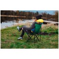 Krzesełko biwakowe, turystyczne składane wodoodporne zielone 79x79x45cm NEO 63-157
