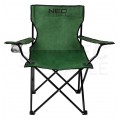 Krzesełko biwakowe, turystyczne składane wodoodporne zielone 79x79x45cm NEO 63-157