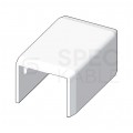 Łącznik prosty LHD 25x20mm biały KOPOS