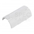 Łącznik składany prosty LSP 25 biały do rur sztywnych (RL i RLM) oraz karbowanych (RKGL i RKGS) AKS [opakowanie 45szt]