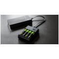 Ładowarka akumulatorów 4x Ni-MH (R03 AAA / R6 AA) VitalCharger Green Cell