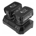 Ładowarka podwójna do akumulatorów Energy+ Li-Ion (18V / 2x 3A) GRAPHITE 58G085-1