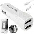 Ładowarka samochodowa 2x USB 5V / 2,4A + 1A Kruger&Matz