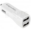 Ładowarka samochodowa 2x USB 5V / 2,4A + 1A Kruger&Matz